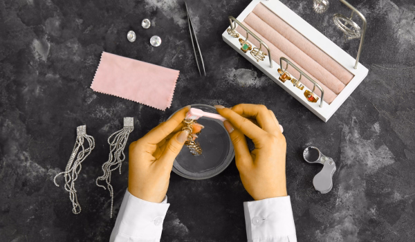 Jewellery care hands