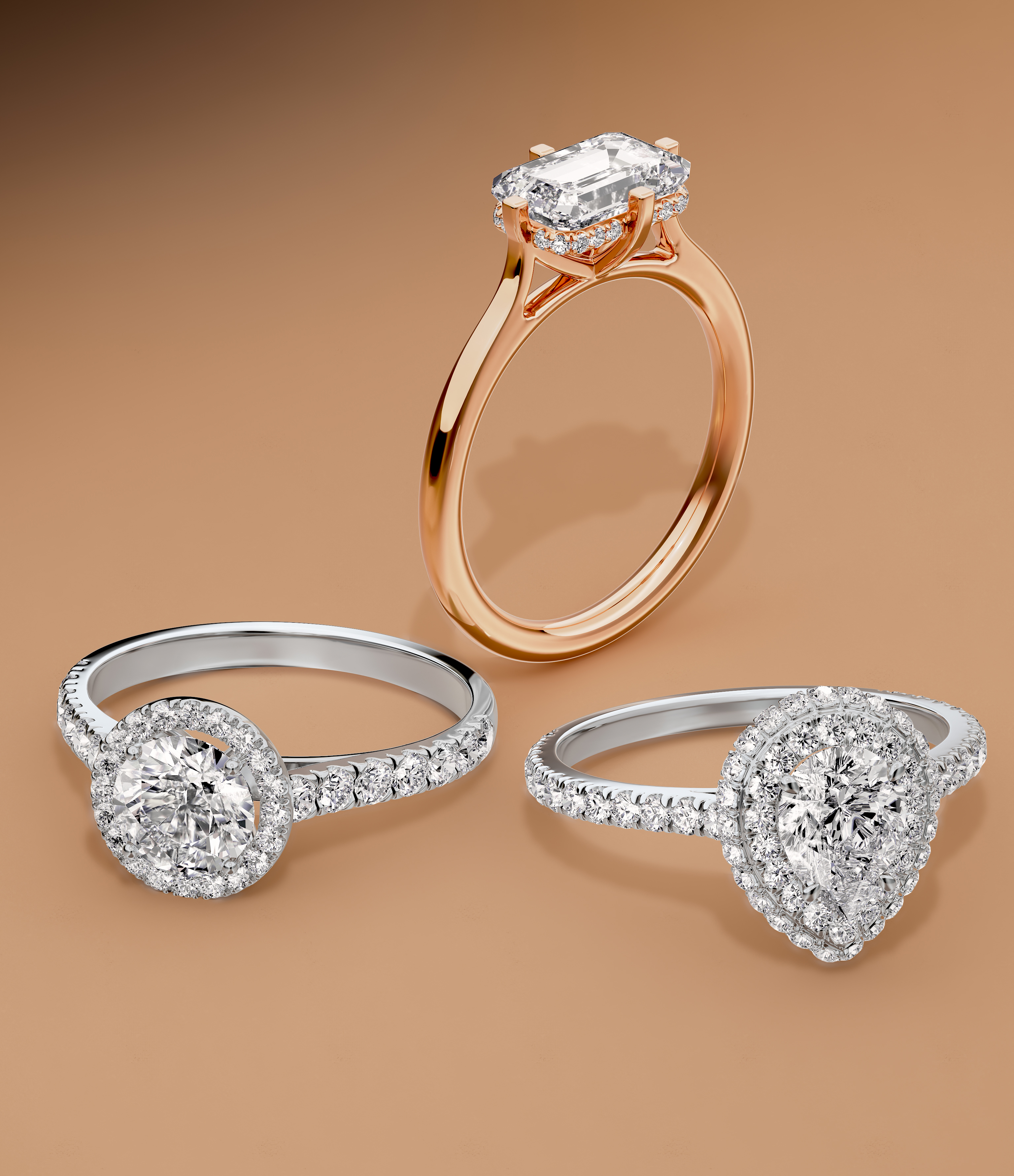 Halo Engagement Rings
