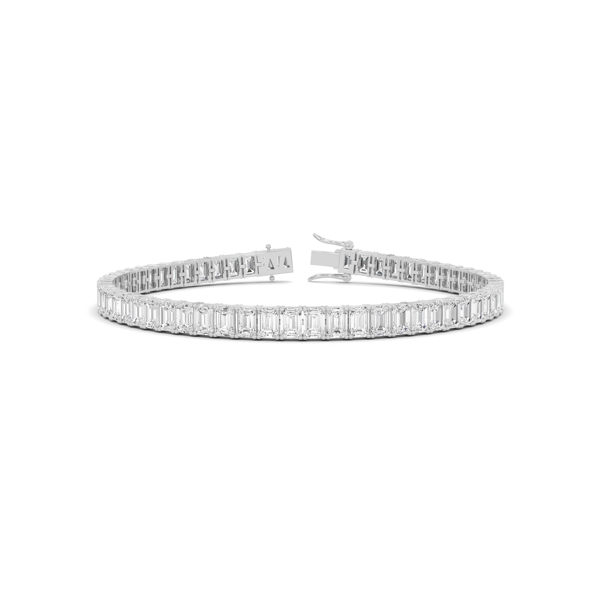 Single Line Prong Set Tennis  Diamond Bracelet