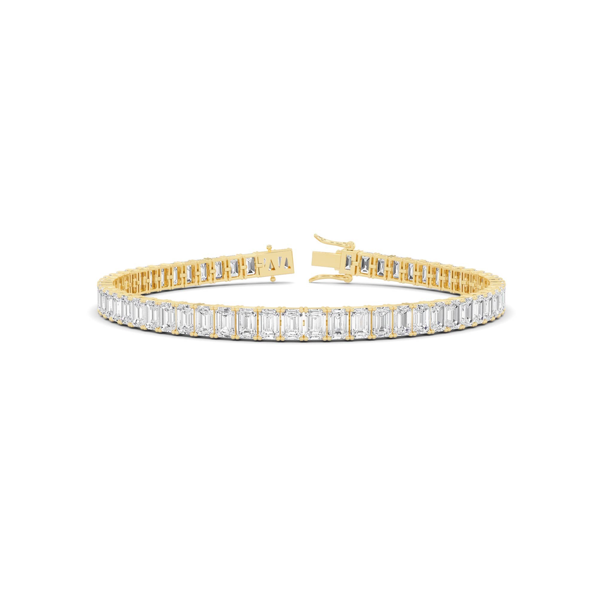 Single Line Prong Set Tennis  Diamond Bracelet