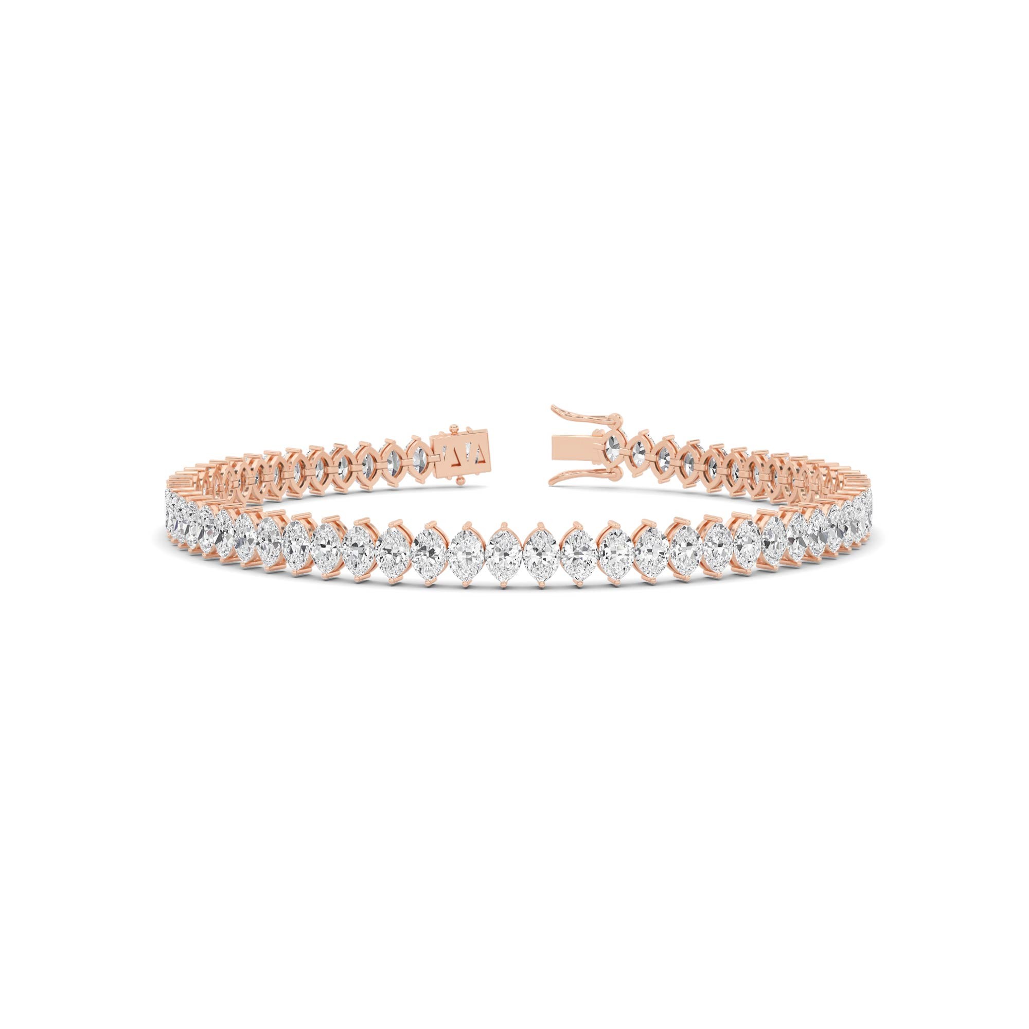 Single Line Prong Set Tennis  Diamond Bracelet