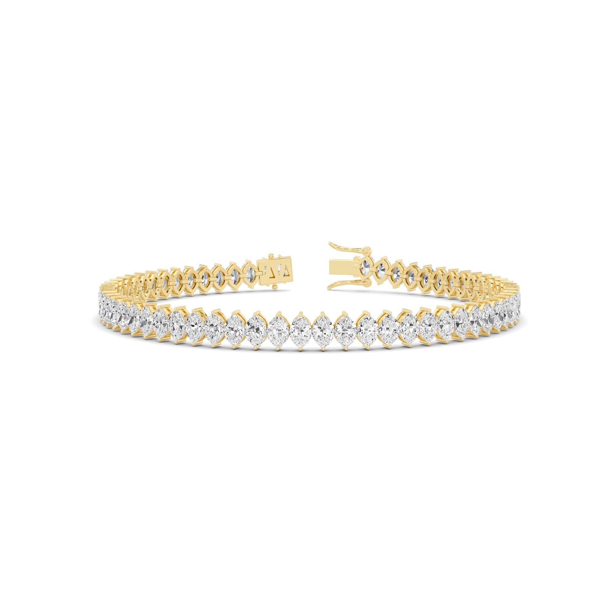 Single Line Prong Set Tennis  Diamond Bracelet