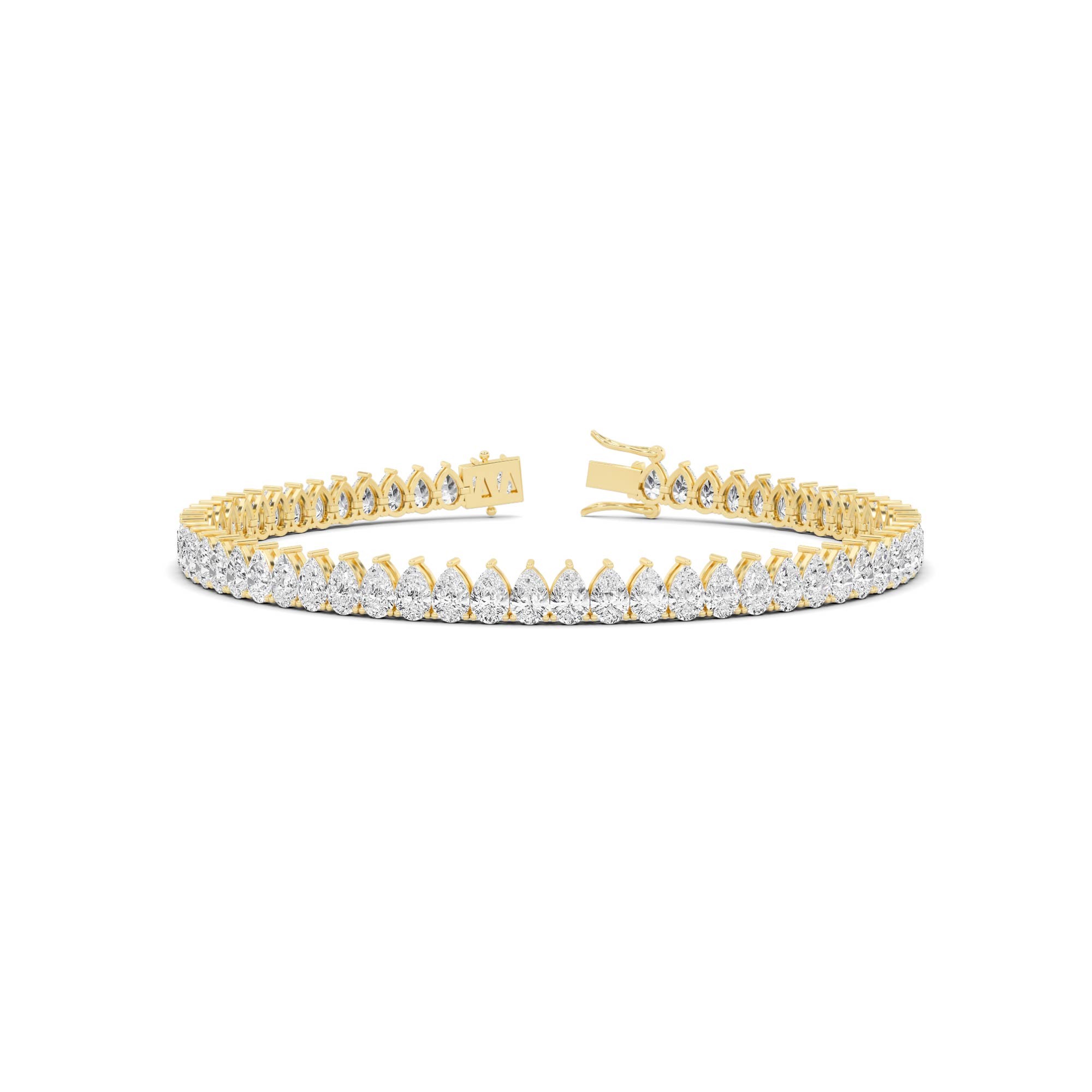 Single Line Prong Set Tennis  Diamond Bracelet