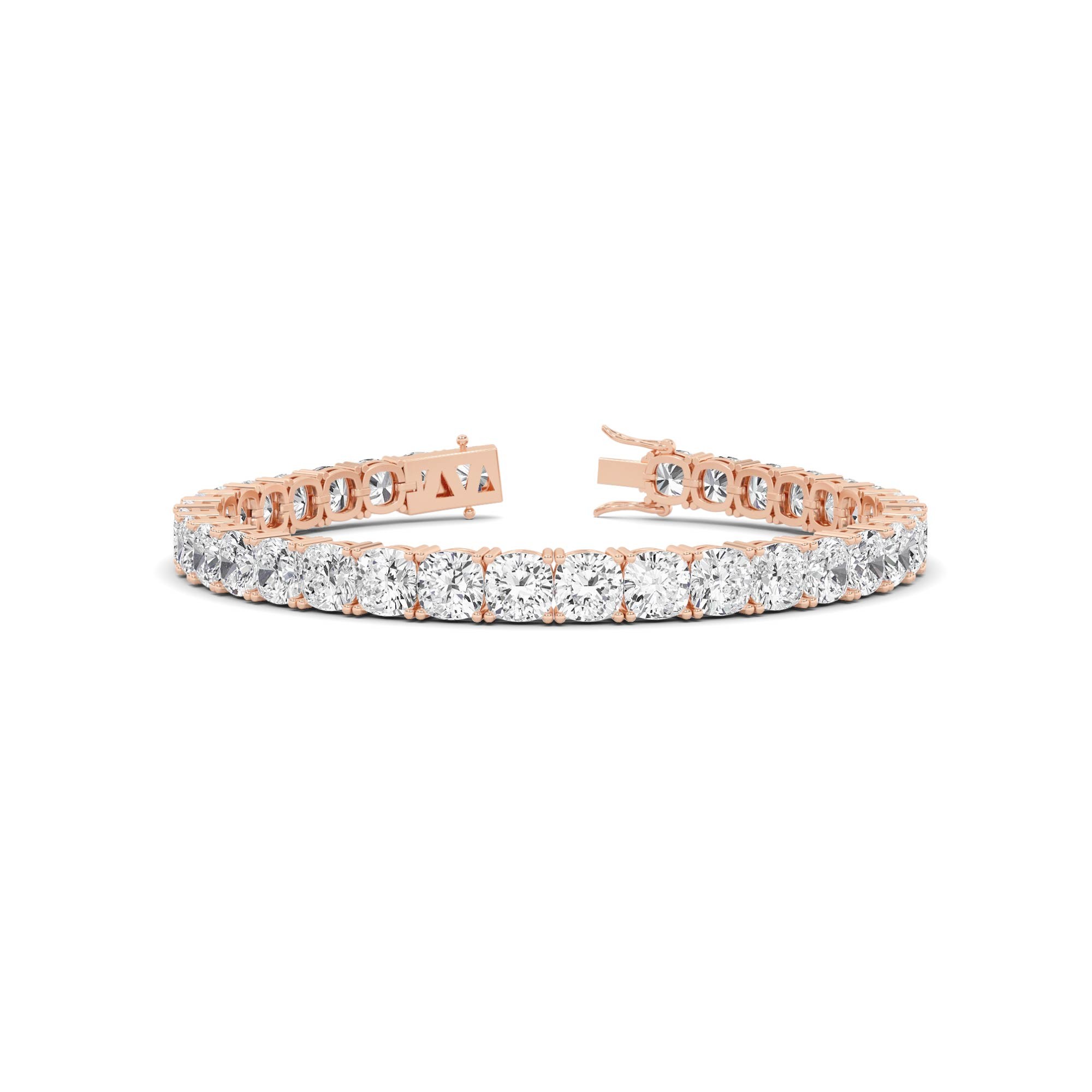 Single Line Prong Set Tennis  Diamond Bracelet