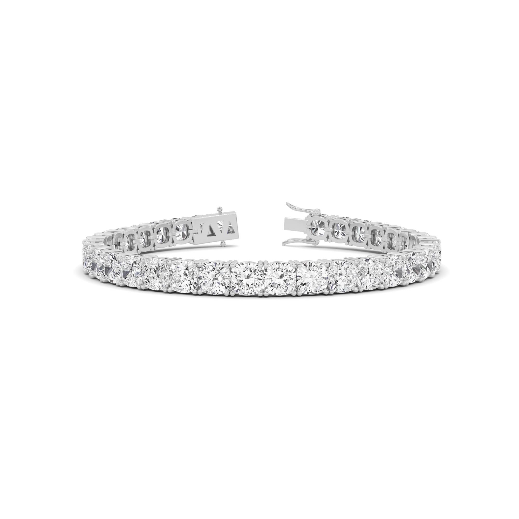Single Line Prong Set Tennis  Diamond Bracelet