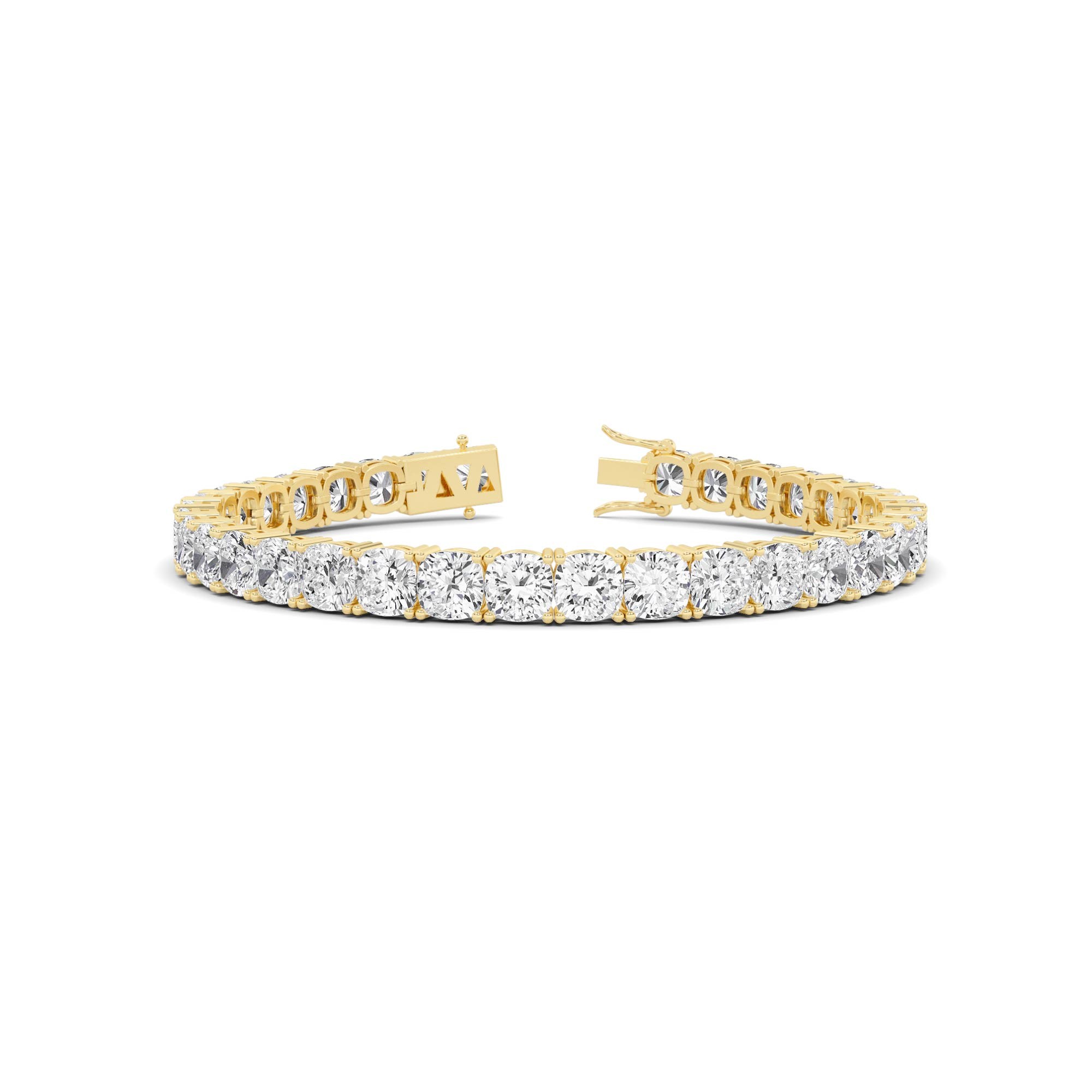 Single Line Prong Set Tennis  Diamond Bracelet