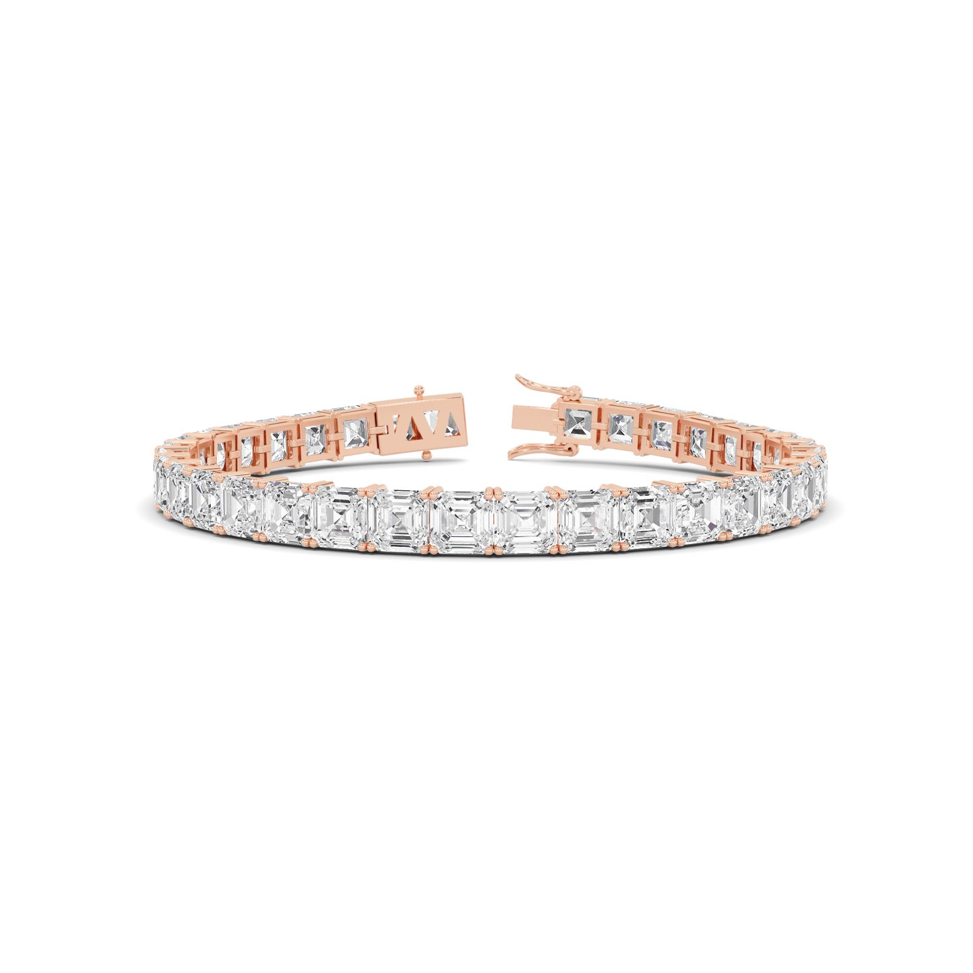 Single Line Prong Set Tennis  Diamond Bracelet