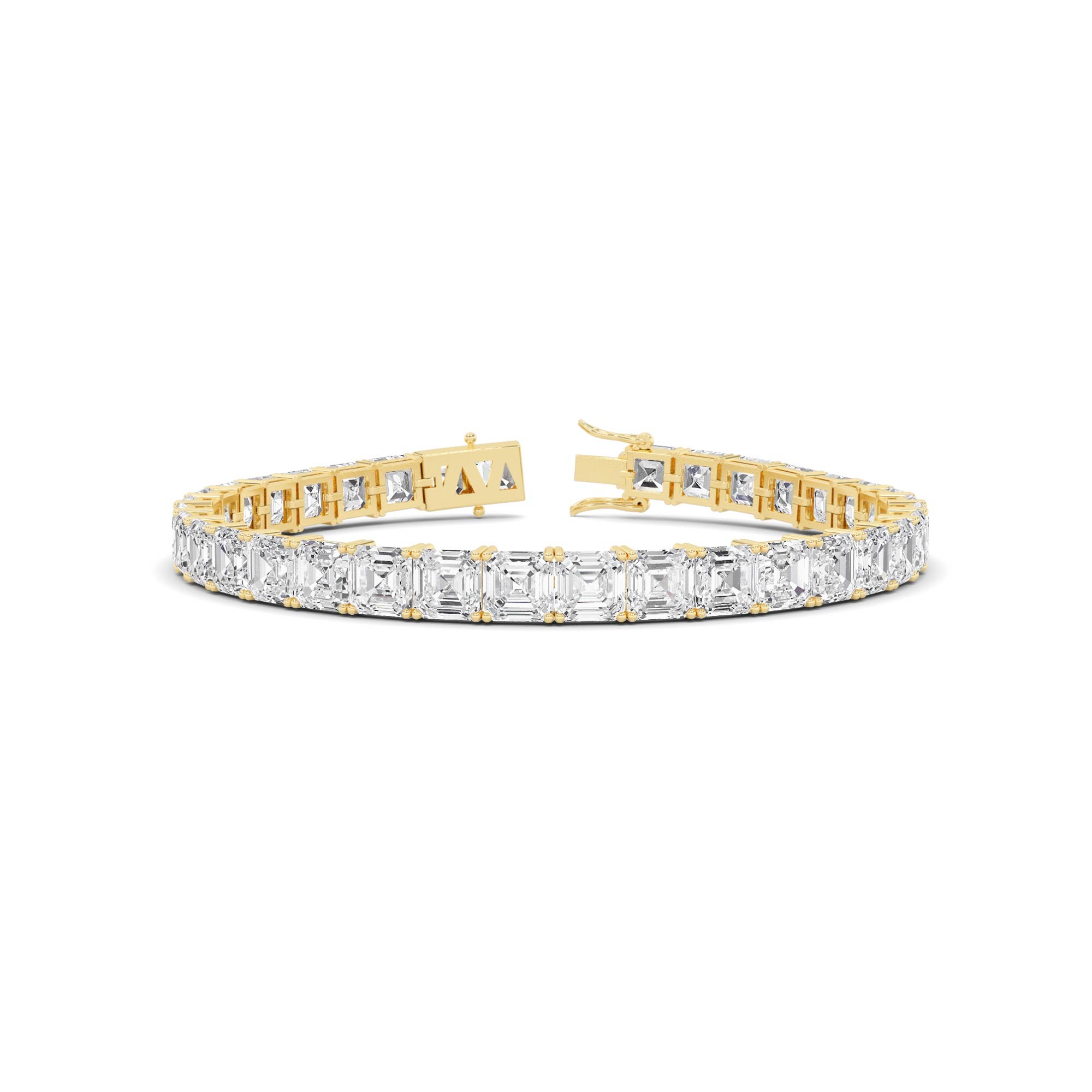 Single Line Prong Set Tennis  Diamond Bracelet