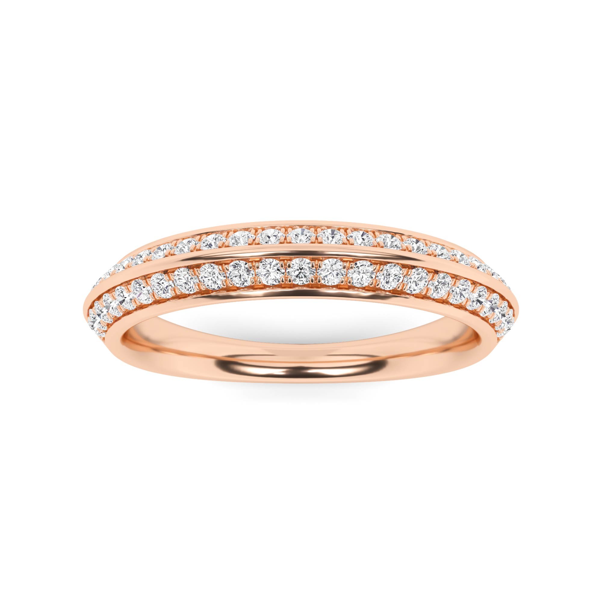 Dual Row Sparkle Diamond Ring