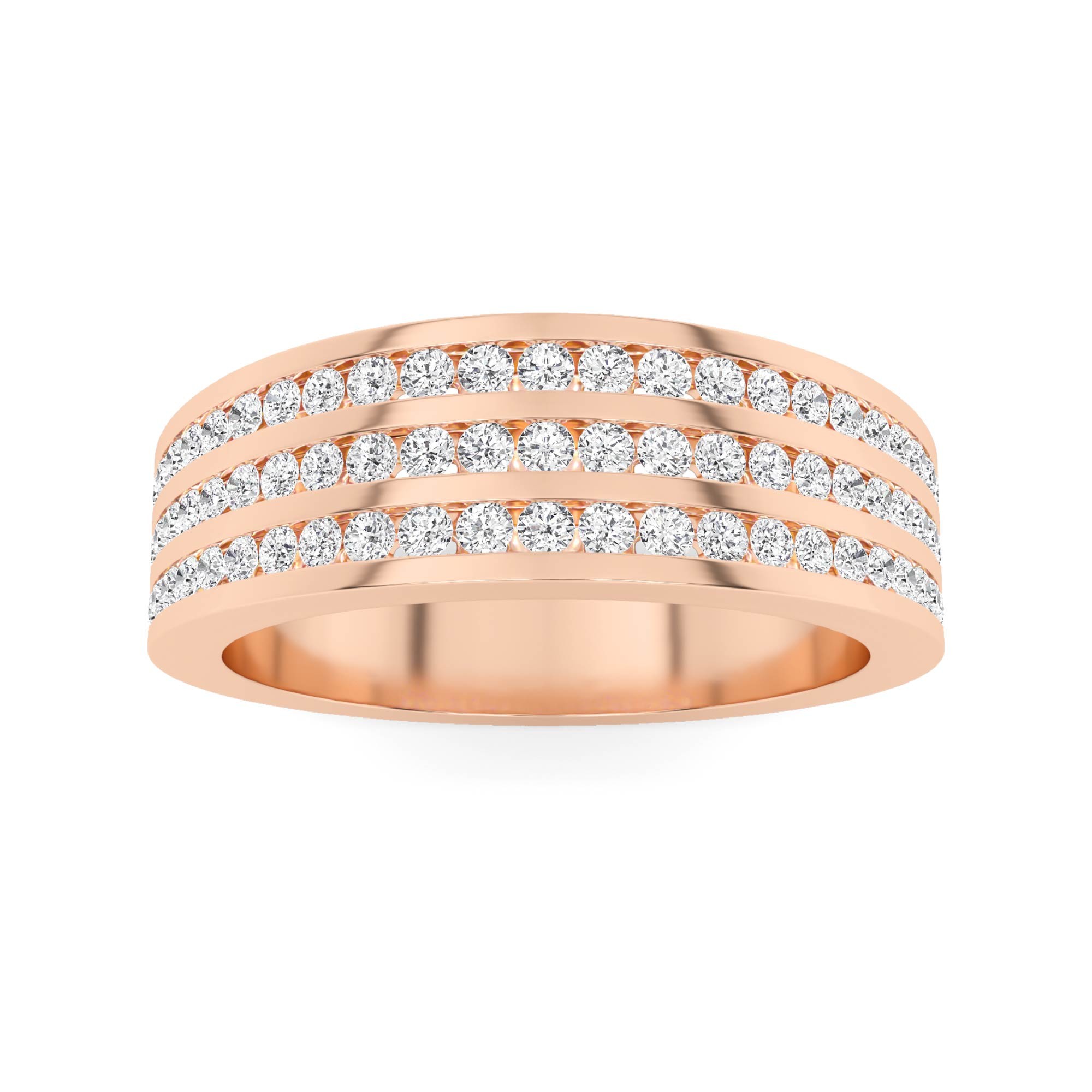 Trinity Half Eternity Diamond Band
