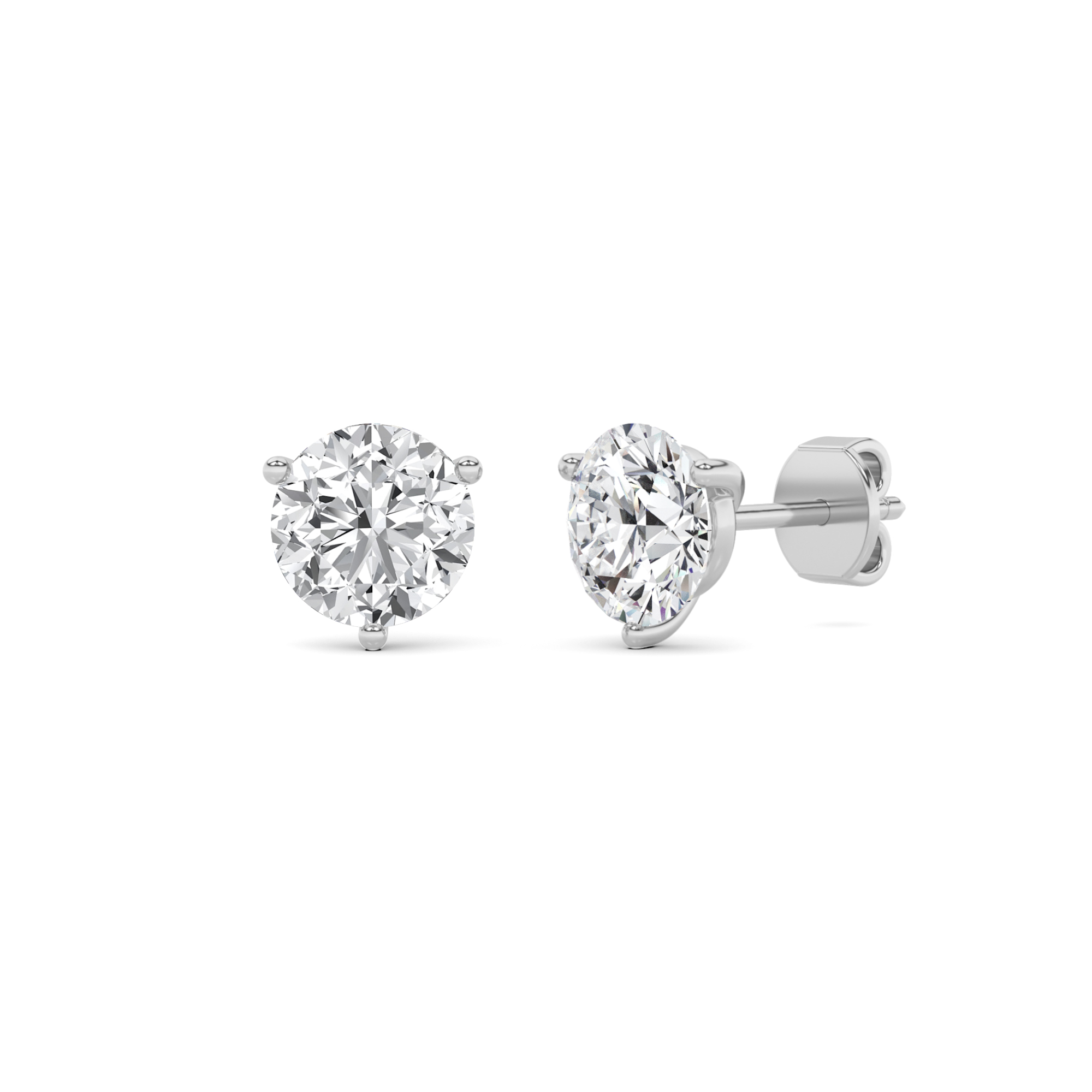 Solitaire Earrings